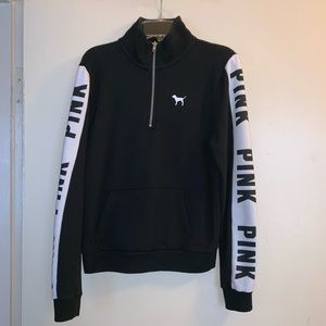 Victoria secret pink perfect quarter zip jacket ✨